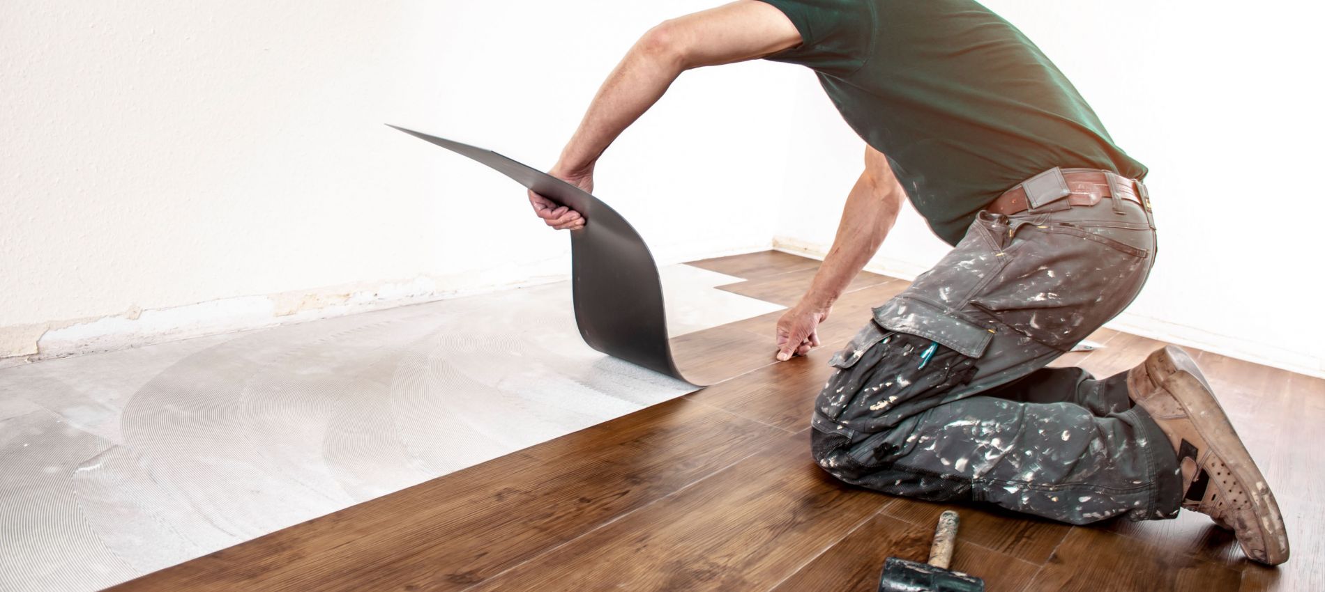 pvc-Boden verlegen
